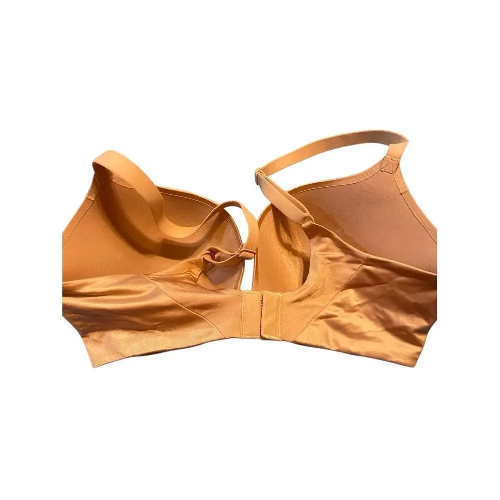 Victoria’s Secret push-up brawl tan size 34D padded criss cross back - Picture 4 of 5
